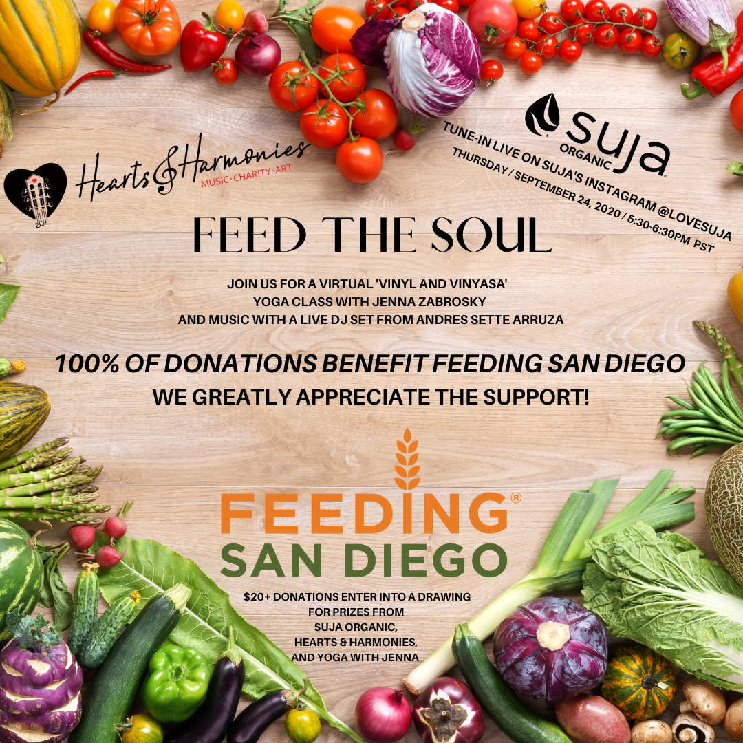 Feed The Soul ~ A Virtual Vinyl & Vinyasa Yoga Fundraiser