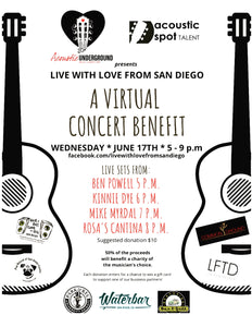 Acoustic Underground Virtual Concert Benefit June 17, 2020